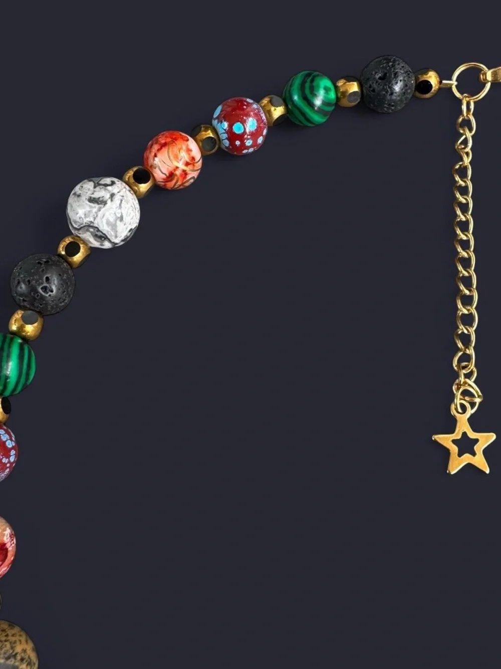 Noah Mixed Bead Necklace